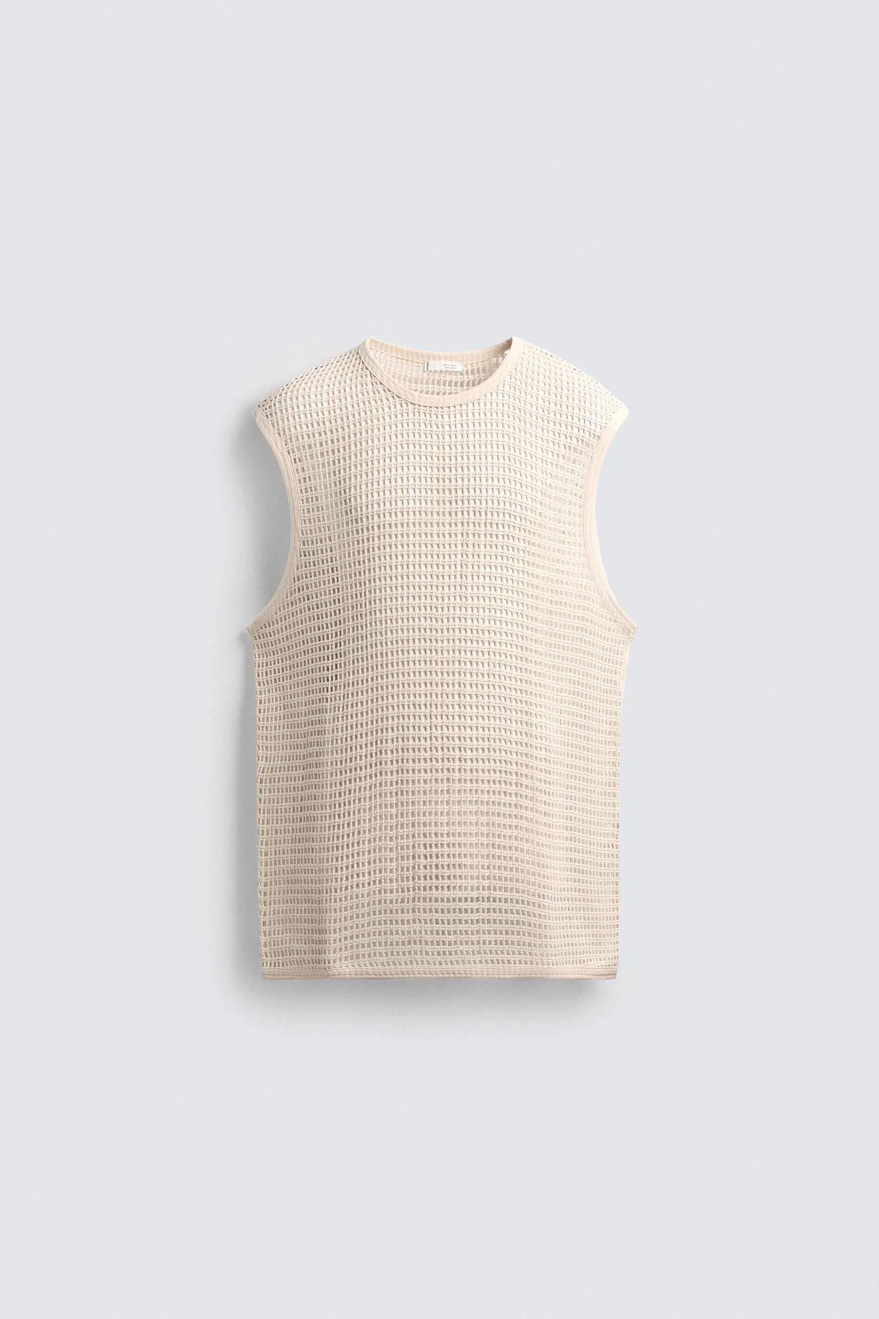 CROCHET TEXTURED T-SHIRT - Image 7