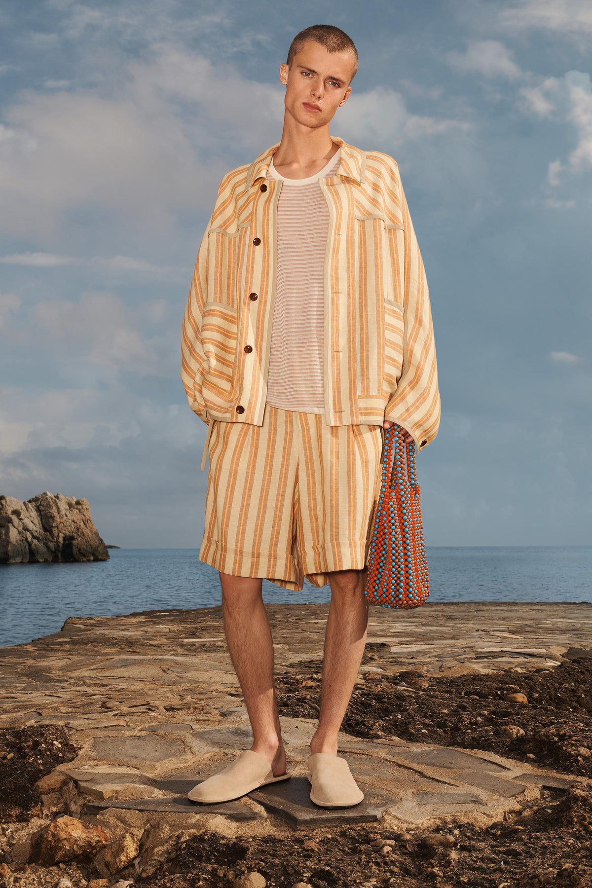 STRIPED LINEN JACKET - LIMITED EDITION - Image 1