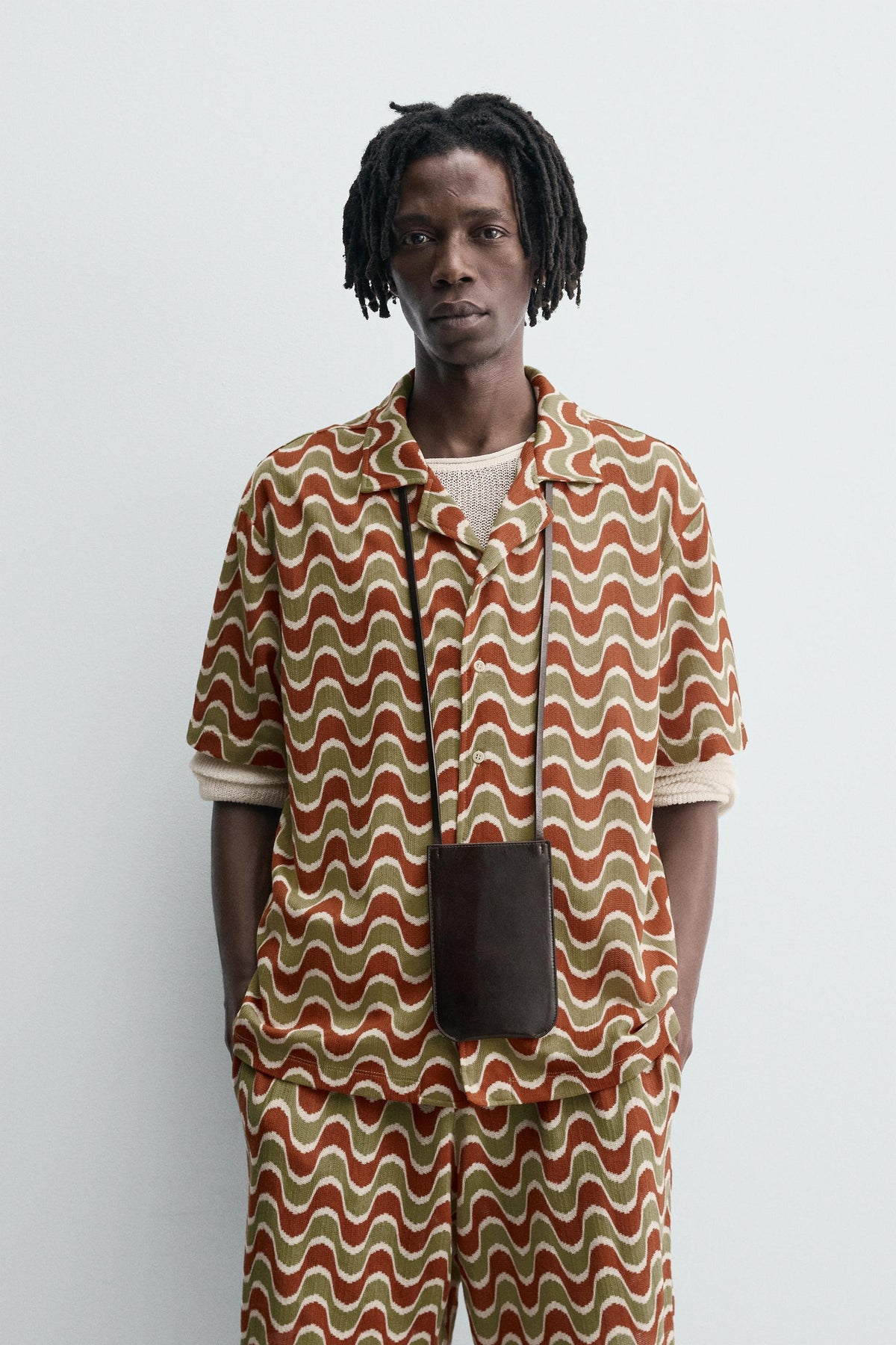 GEOMETRIC JACQUARD SHIRT - Image 2