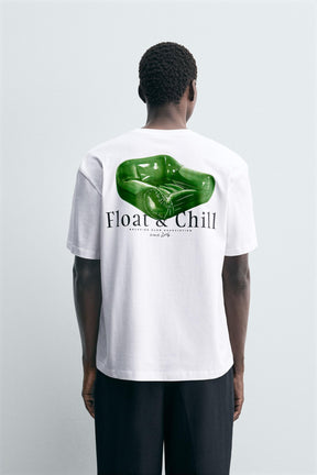 CONTRAST PRINT T-SHIRT - Image 3