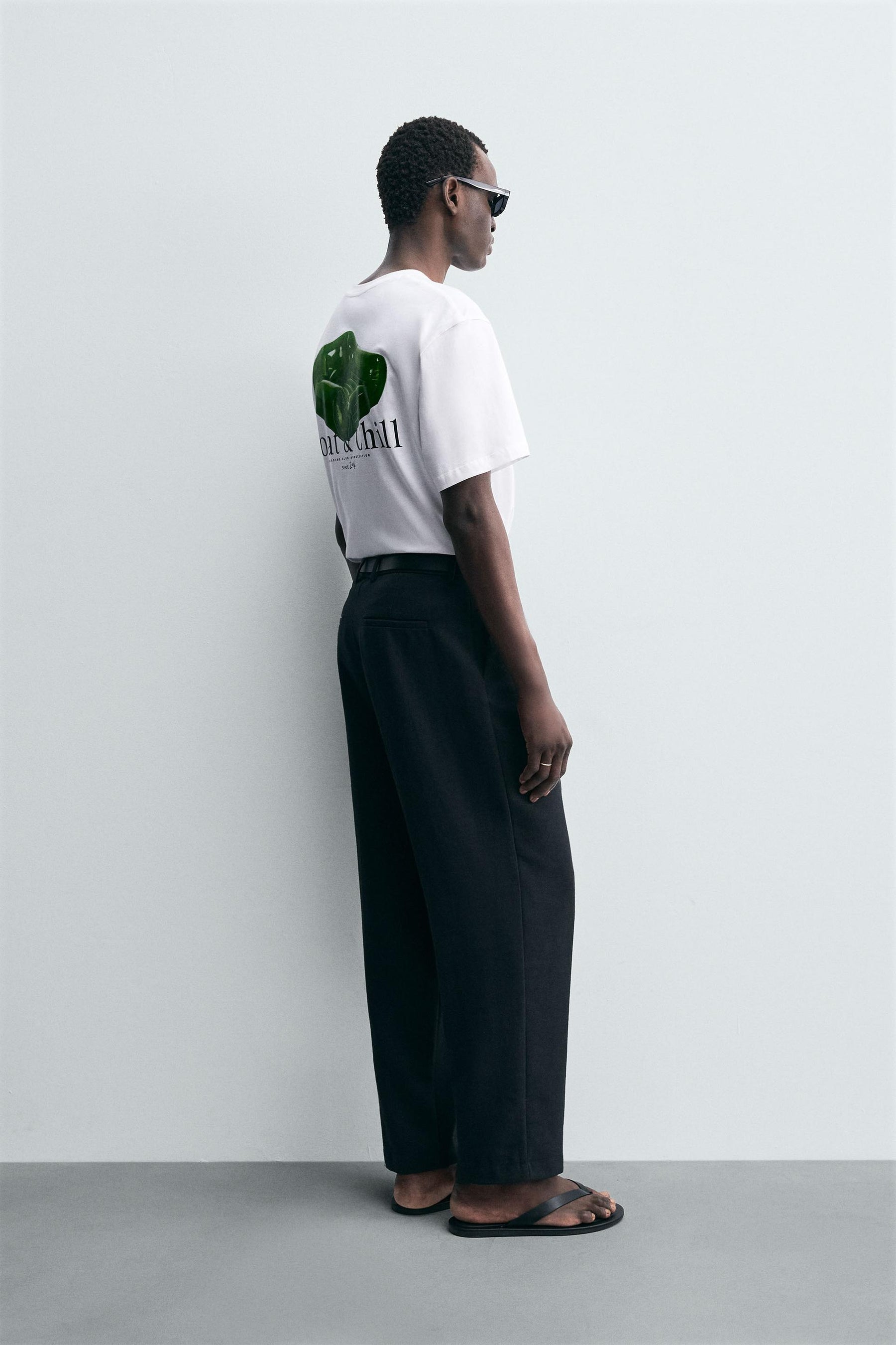 CONTRAST PRINT T-SHIRT - Image 4