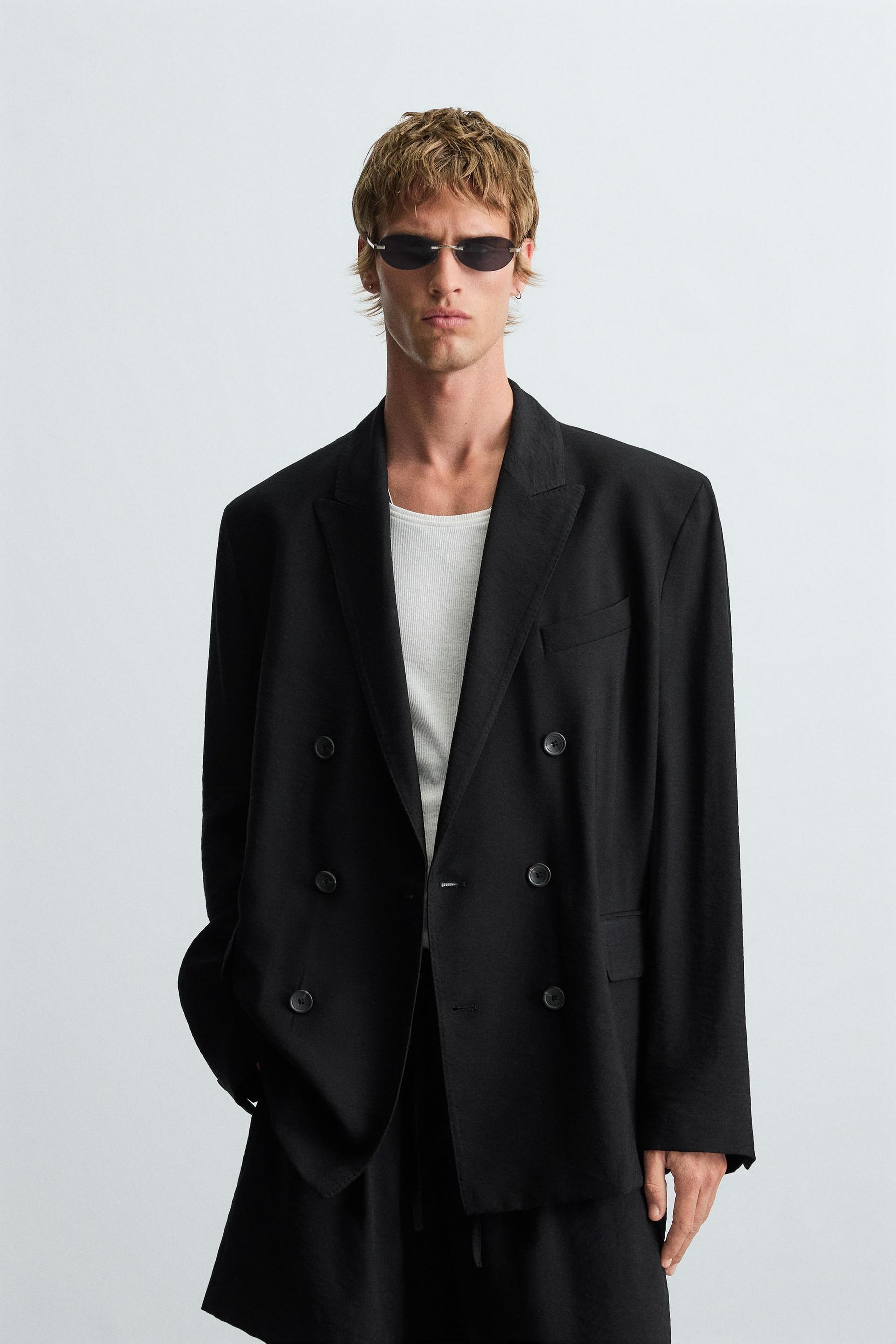 RELAXED FIT FLUID BLAZER - Image 2
