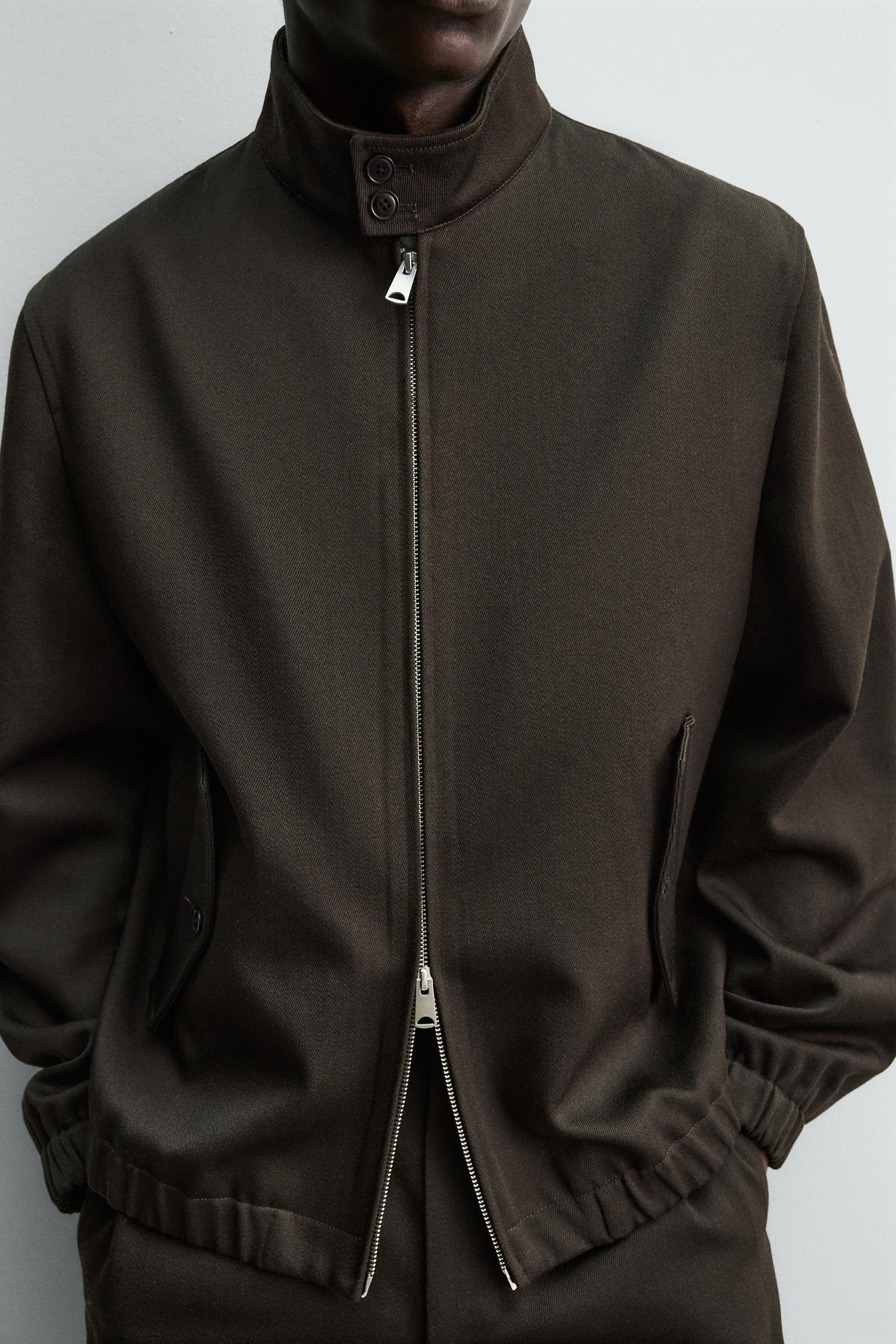 WOOL - COTTON TEXTURED JACKET - Image 5