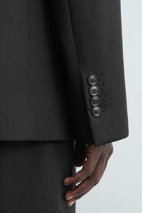 DOUBLE-BREASTED WOOL SUIT BLAZER - Image 8