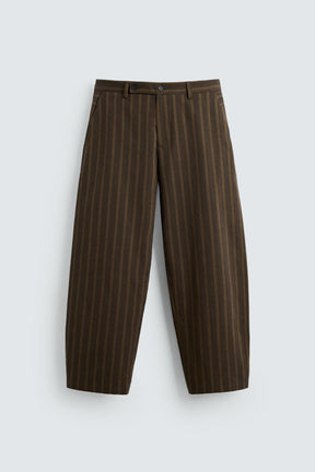 STRIPED BALLOON FIT TROUSERS - Image 5