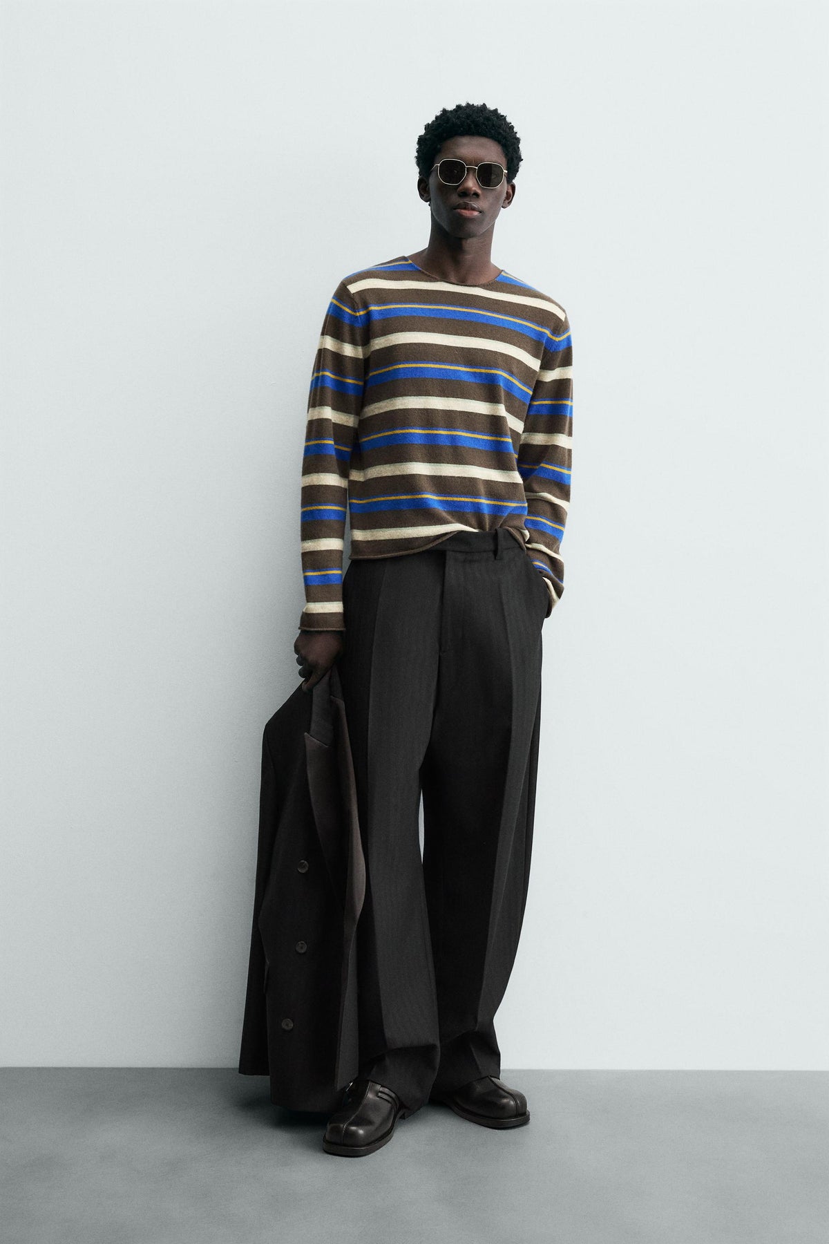 LIMITED EDITION STRIPED JACQUARD JUMPER - Image 1