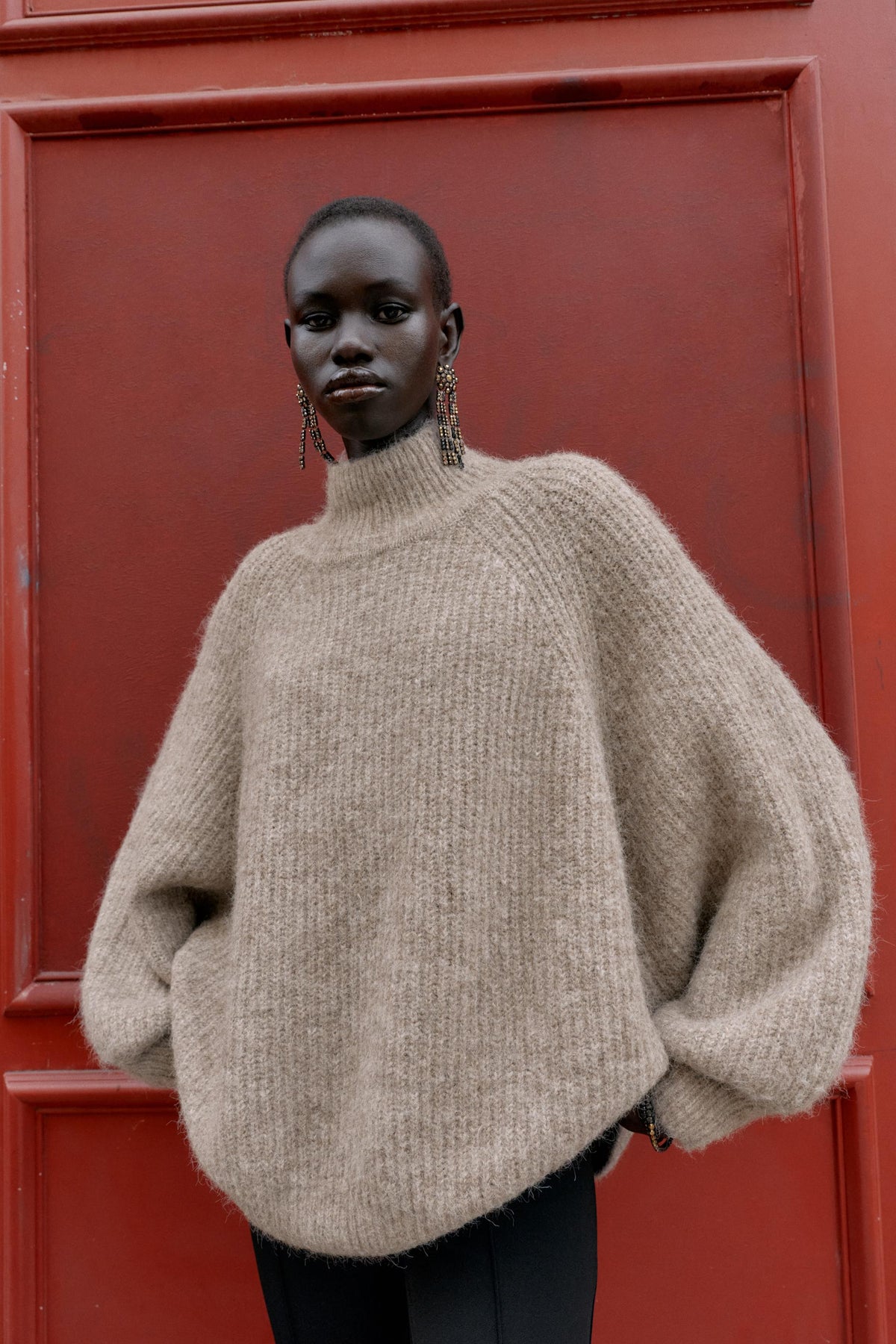 WIDE KNIT JUMPER
