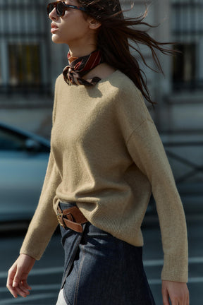 WOOL KNIT JUMPER