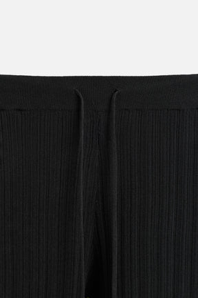 TEXTURED KNIT TROUSERS - Image 8