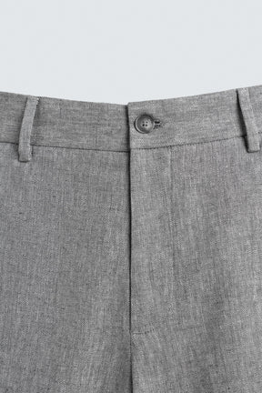 COTTON/LINEN BERMUDA SHORTS - Image 8