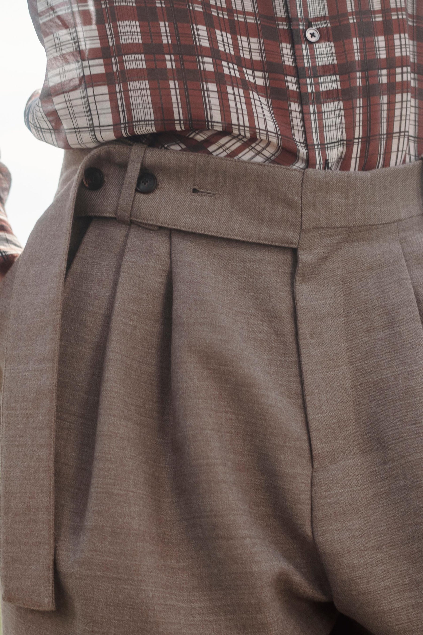 LIMITED EDITION WIDE-LEG TROUSERS WITH BELT - Image 5