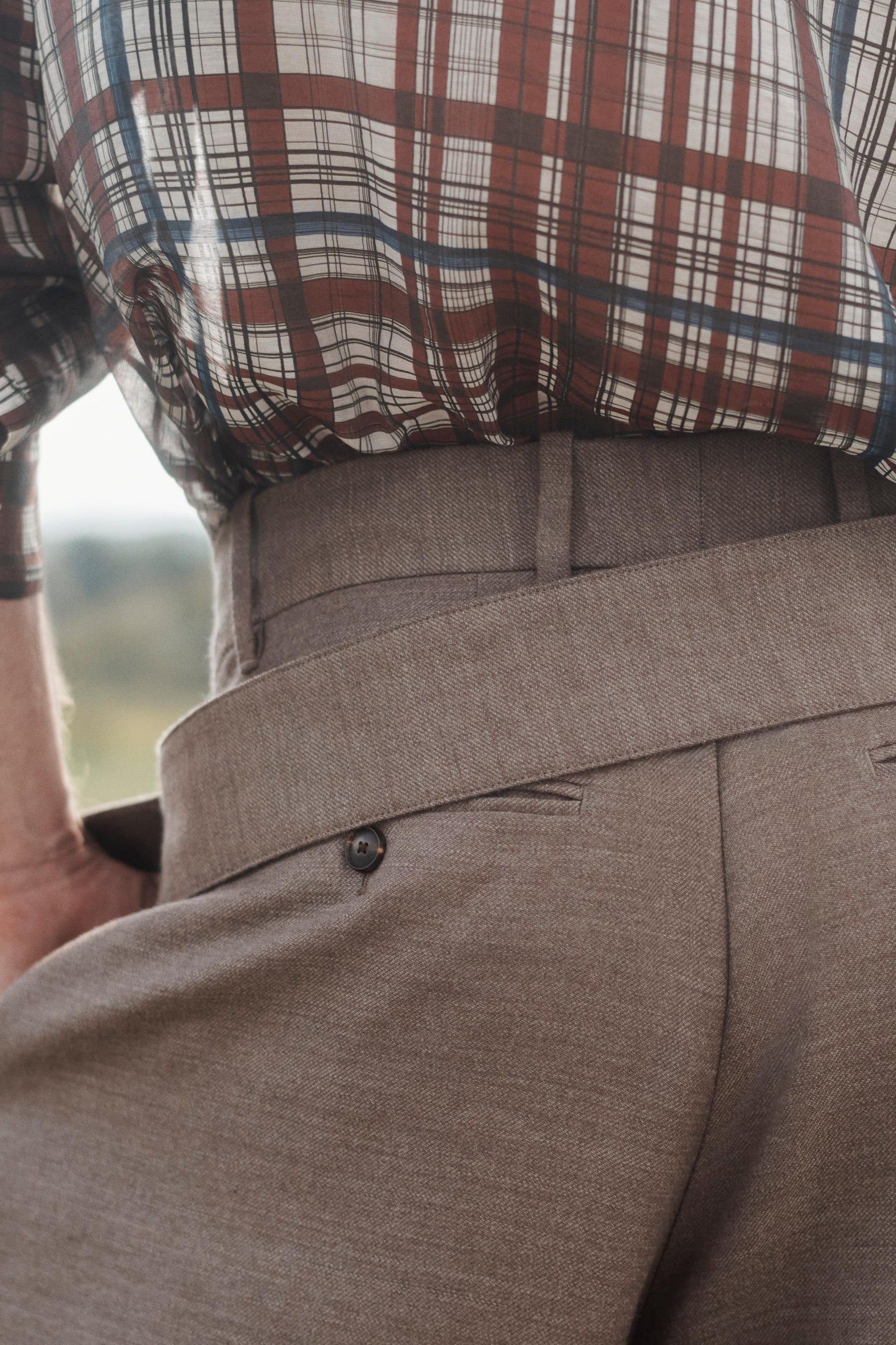 LIMITED EDITION WIDE-LEG TROUSERS WITH BELT - Image 6