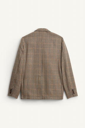 LIMITED EDITION WOOL CHECK SUIT BLAZER - Image 7