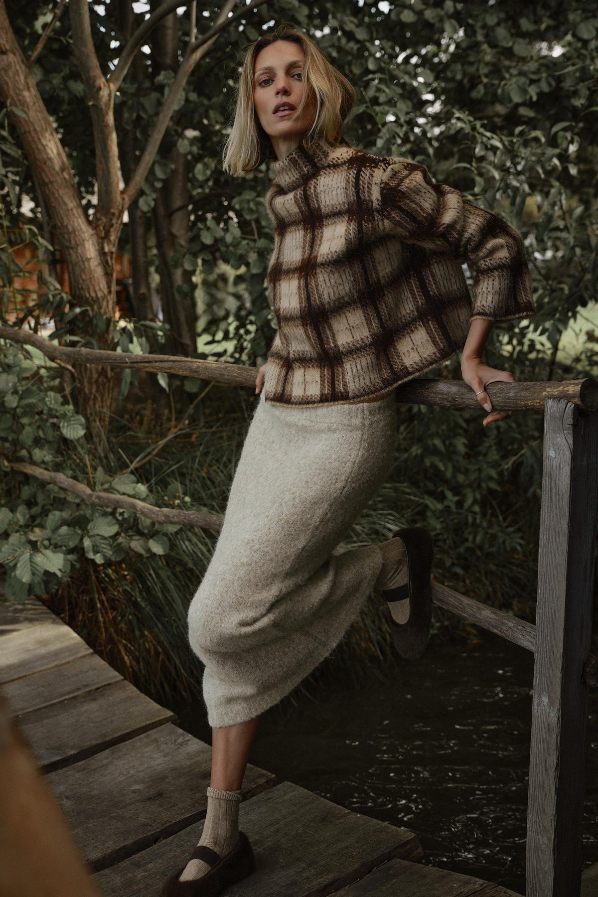 Brushed Effect Knit Jumper