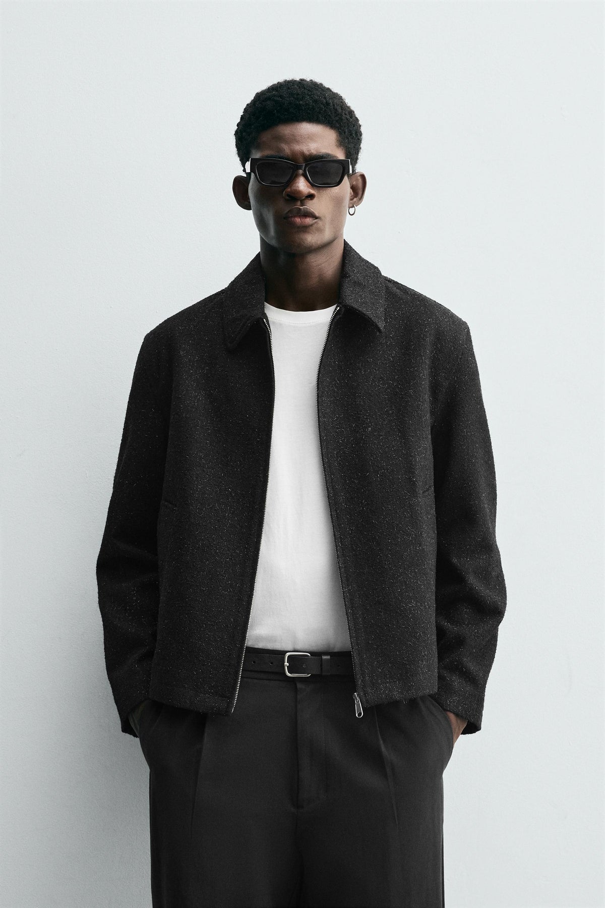 Shiny Textured Jacket