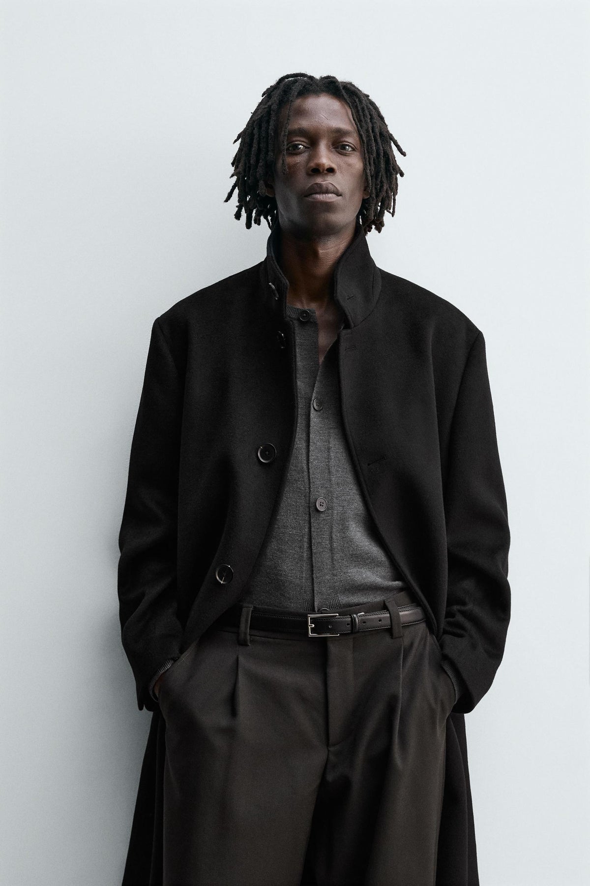 WOOL TEXTURED COAT - Image 2