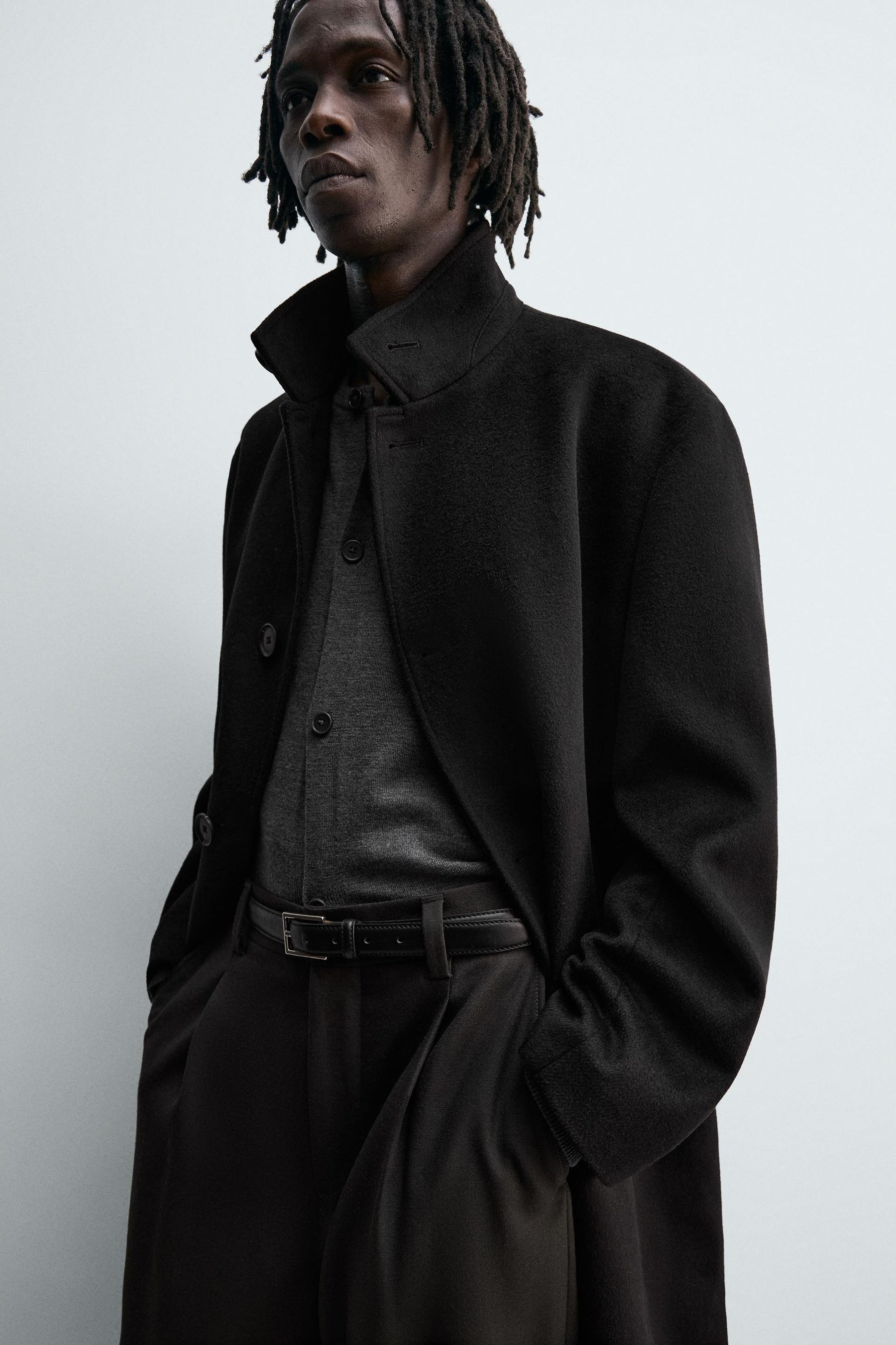 WOOL TEXTURED COAT - Image 5