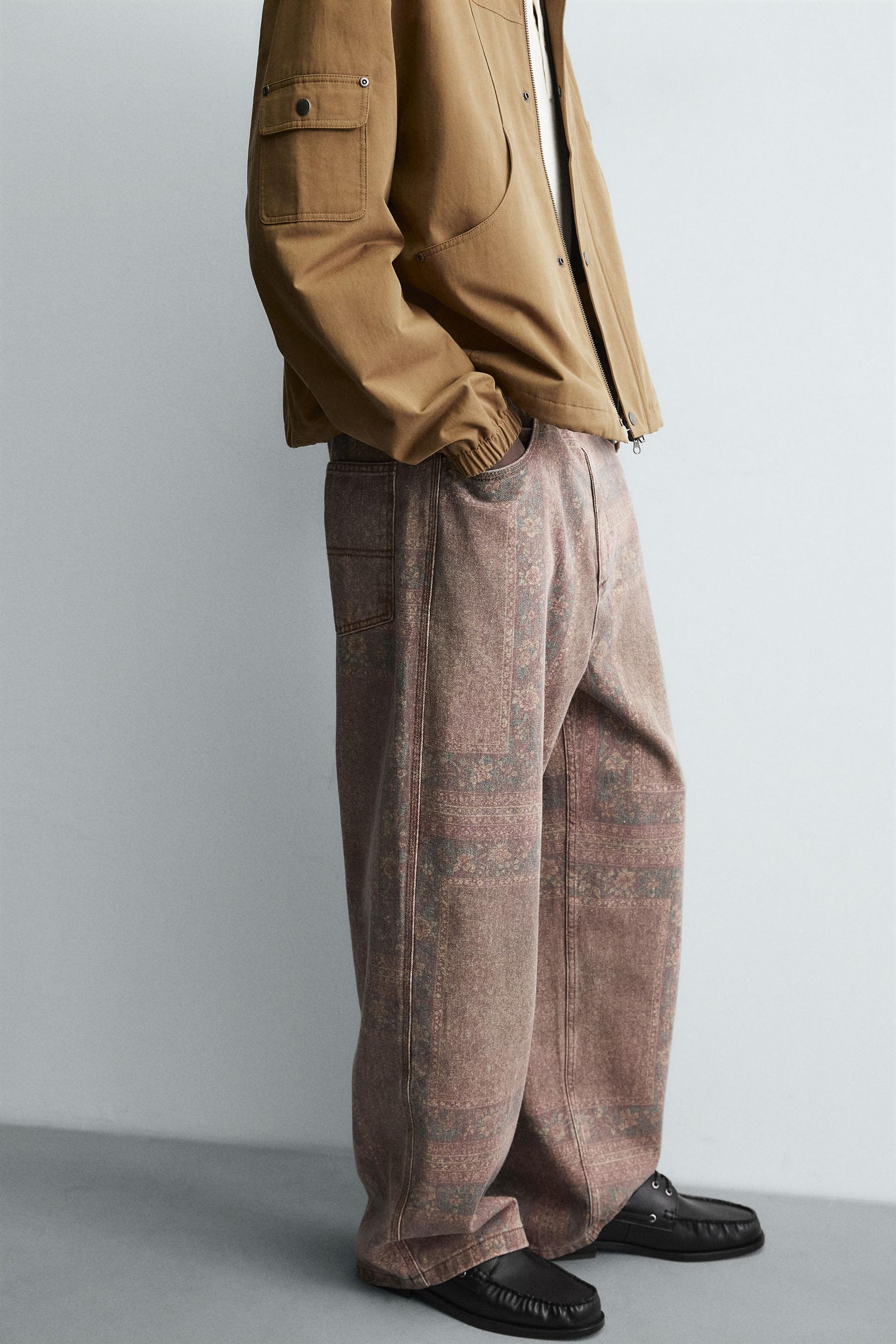 BANDANA PRINT BAGGY FIT TROUSERS - Image 5