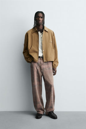 BANDANA PRINT BAGGY FIT TROUSERS - Image 1