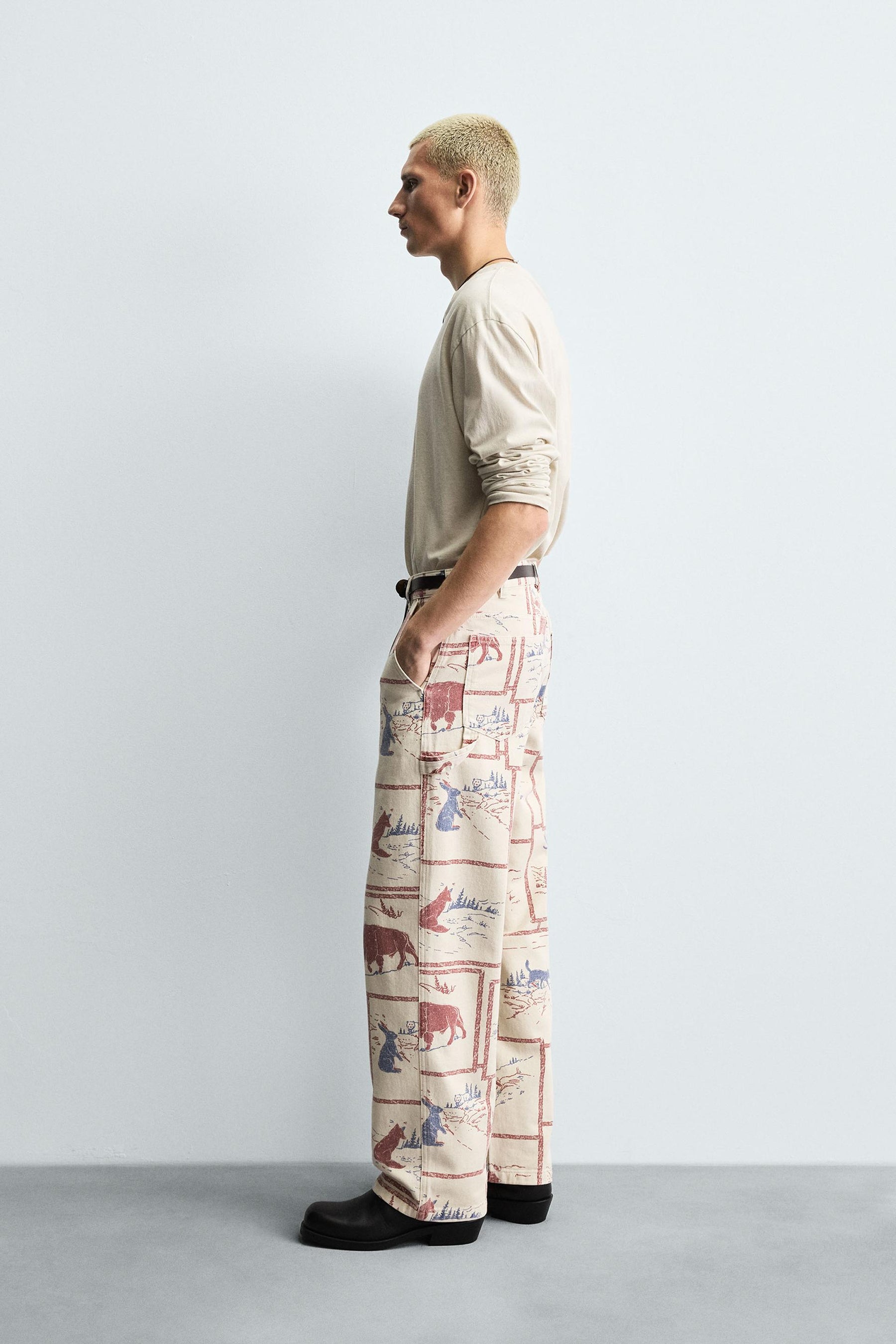 COMIC PRINT TROUSERS - Image 4