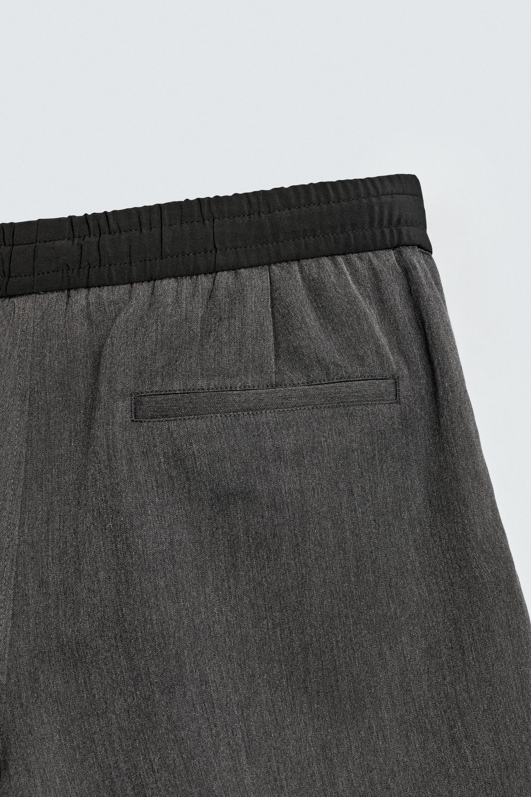 CONTRAST WAIST BERMUDA SHORTS - Image 9