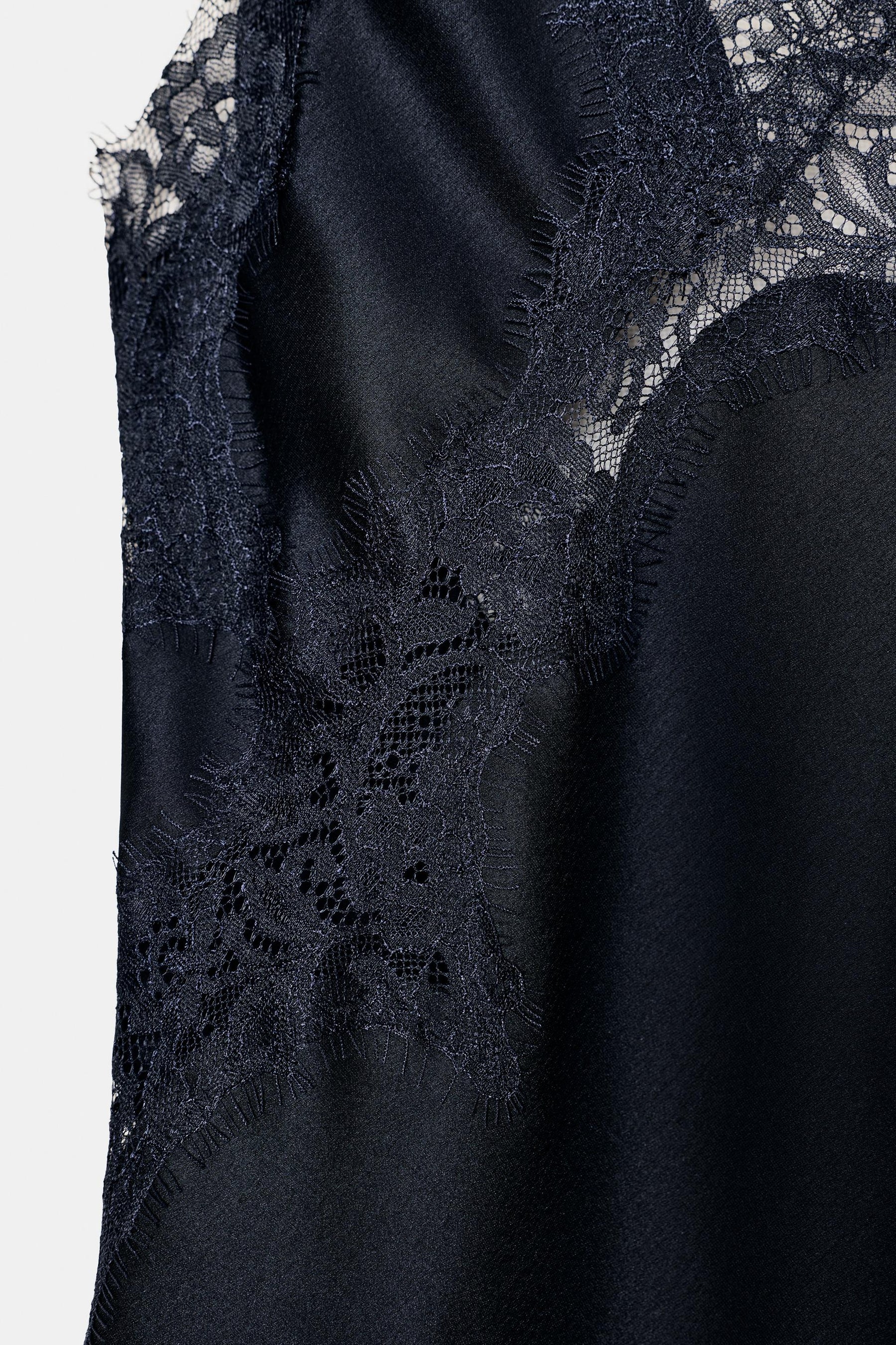 ASYMMETRIC LACE DRESS ZW COLLECTION - Image 7