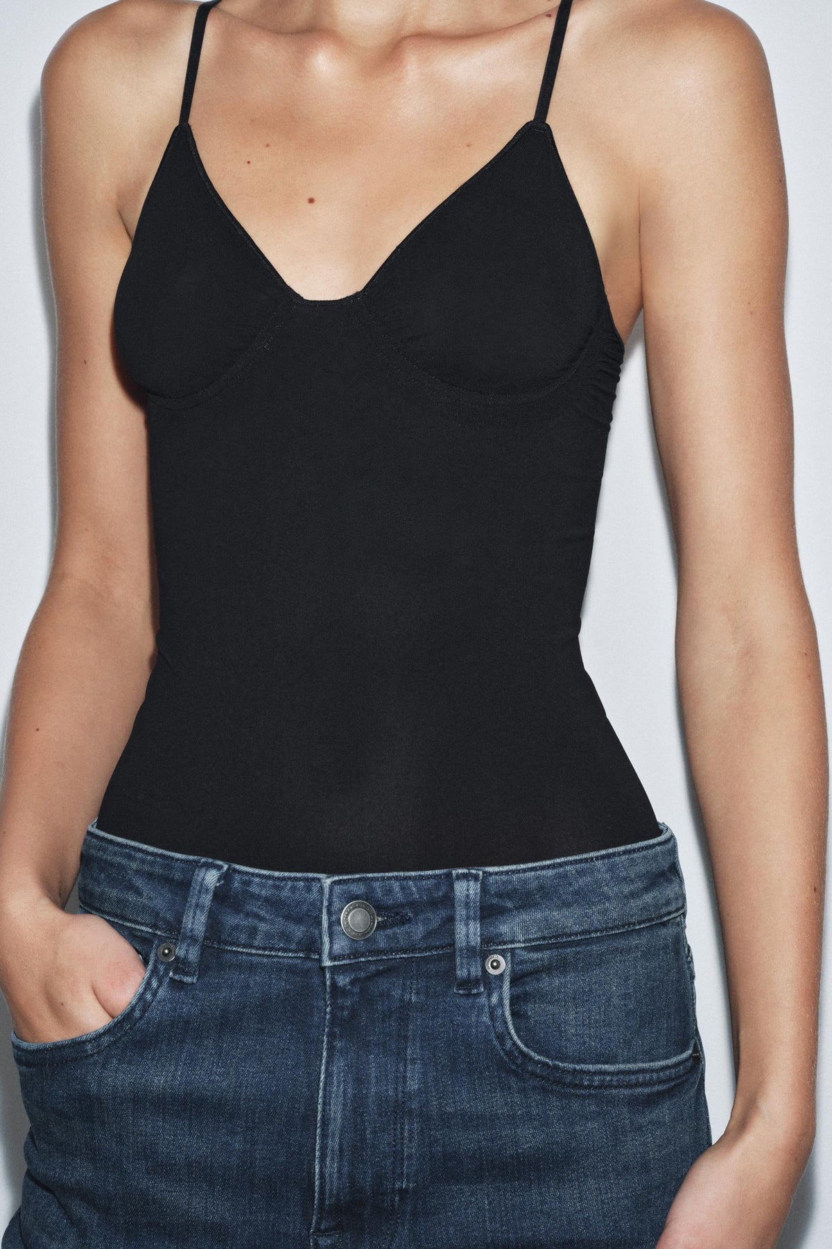 Sheer Polyamide Bodysuit