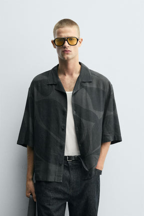 VISCOSE/LINEN SHIRT - Image 2