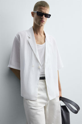 100% LINEN KIMONO SHIRT - Image 5