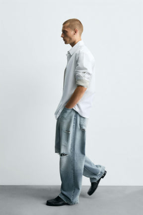 RIPPED BAGGY FIT JEANS - Image 7