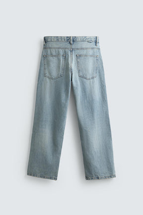 RIPPED BAGGY FIT JEANS - Image 9