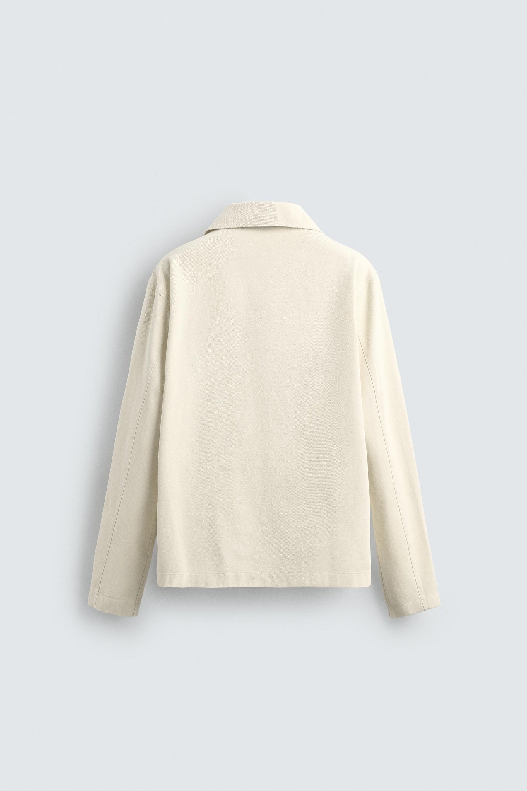 WASHED TEXTURED OVERSHIRT - Image 6