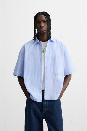 TEXT STRIPE SHIRT - Image 2