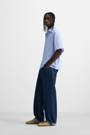 TEXT STRIPE SHIRT - Image 4