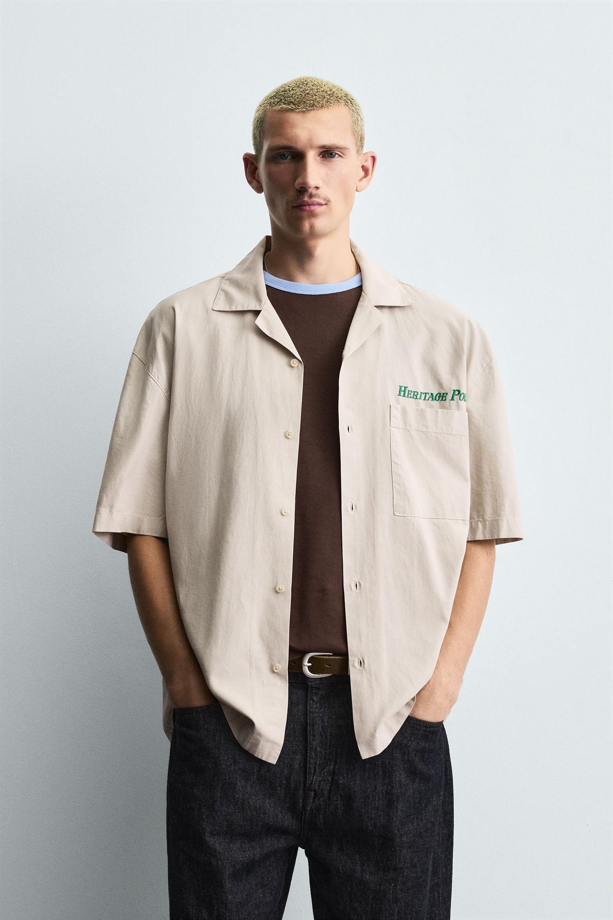 LYOCELL/COTTON PRINT SHIRT - Image 2