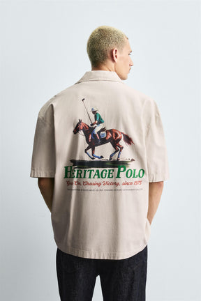 LYOCELL/COTTON PRINT SHIRT - Image 3