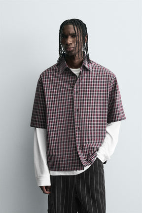 EMBROIDERED CHECK SHIRT - Image 2