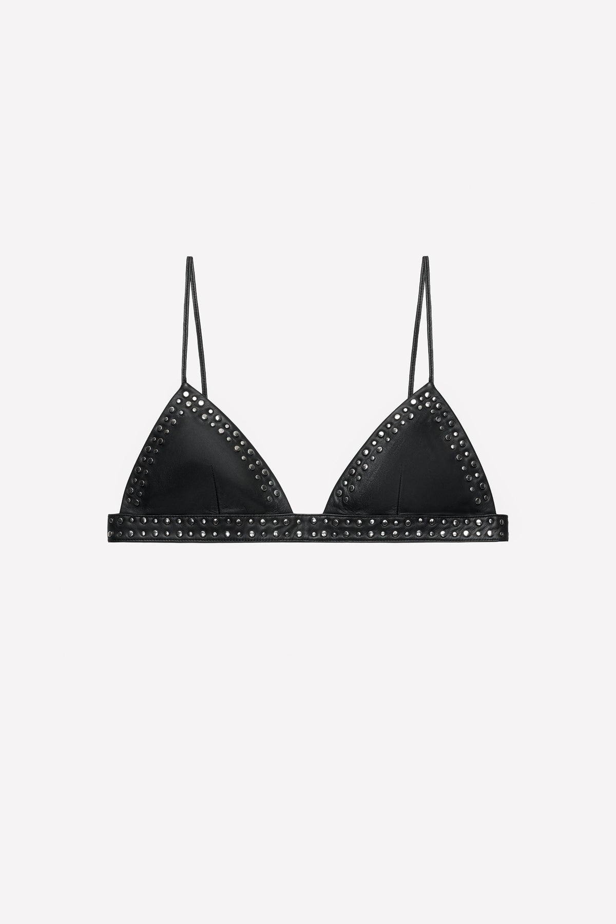 Studded Leather Bralette