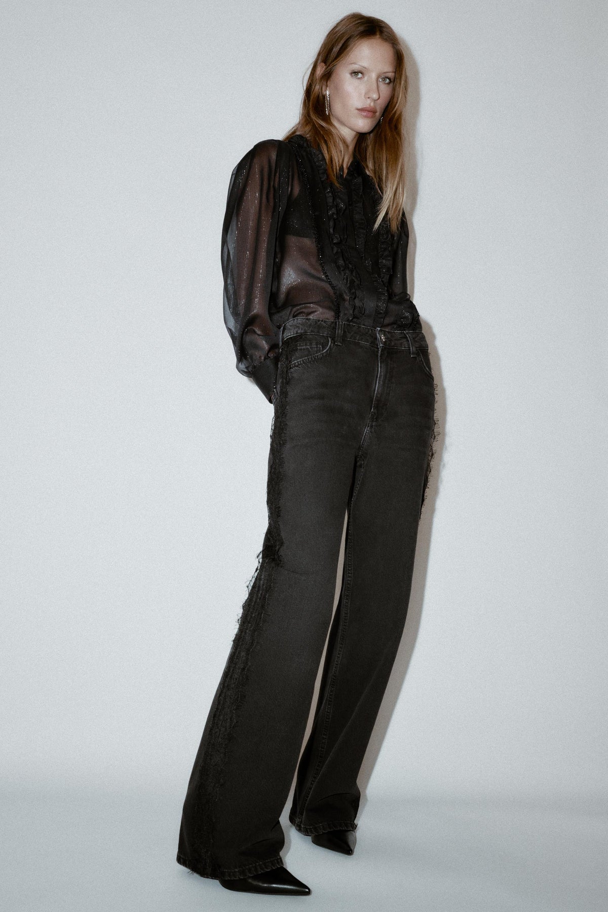 High-Waist Regular Fit Jeans