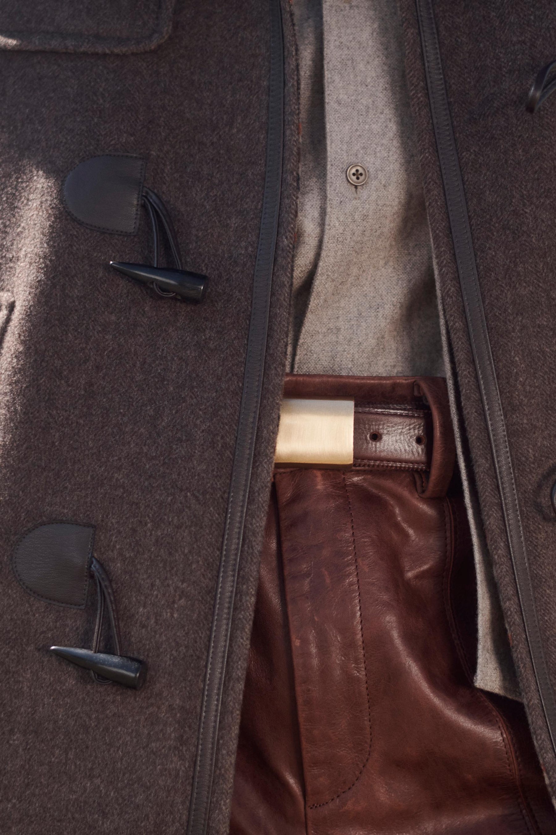 Wool Contrast Coat - Image 5