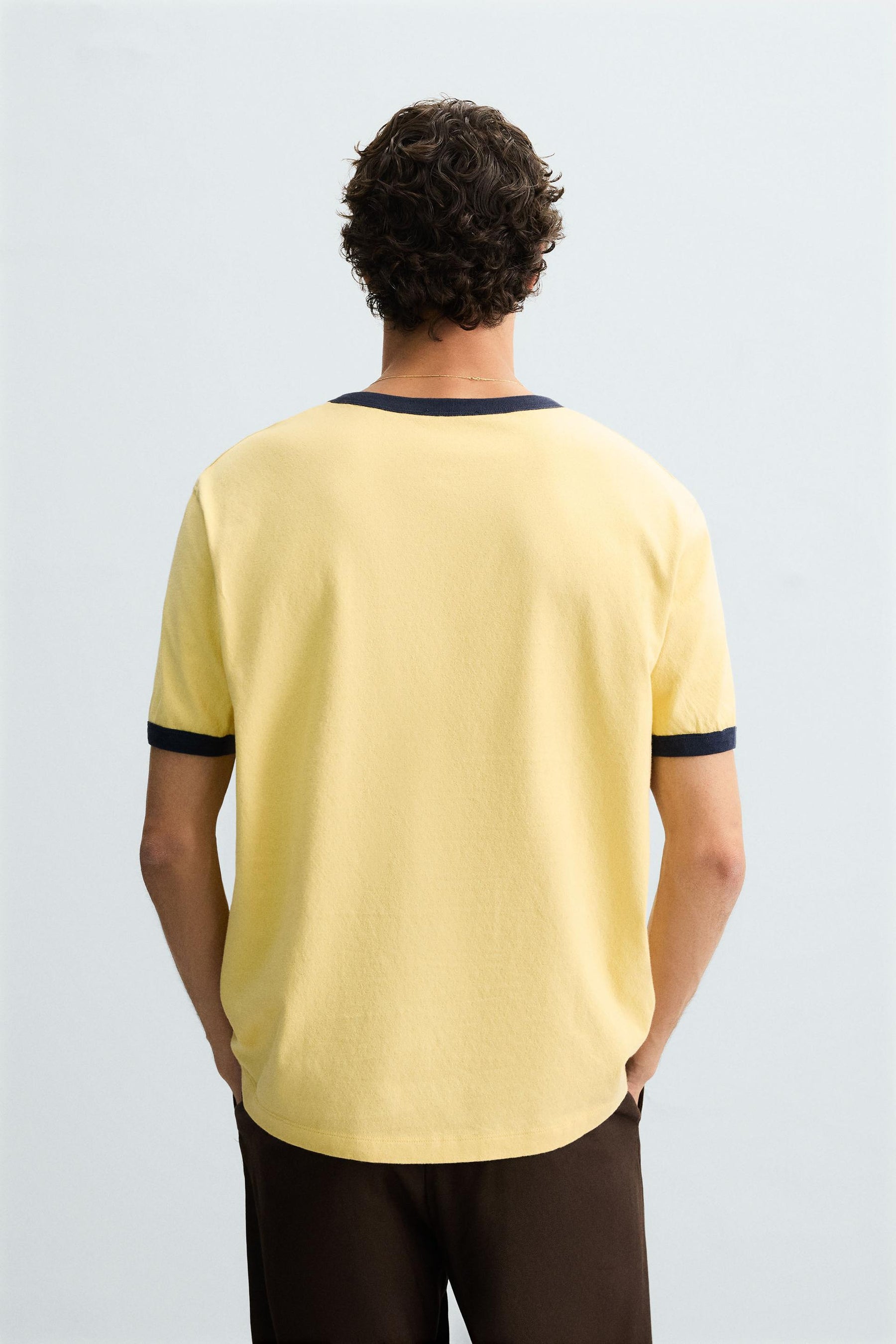 WASHED RIB EMBROIDERED T-SHIRT - Image 3