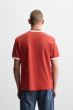 GUITARRICADELAFUENTE RIBBED SLOGAN T-SHIRT - Image 3