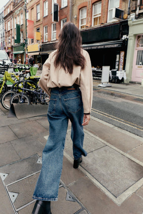 FAUX SUEDE BOMBER JACKET - Image 4