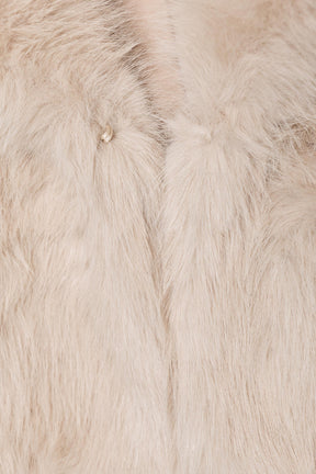 SHORT FAUX FUR COAT WITH LAPEL COLLAR - Image 9