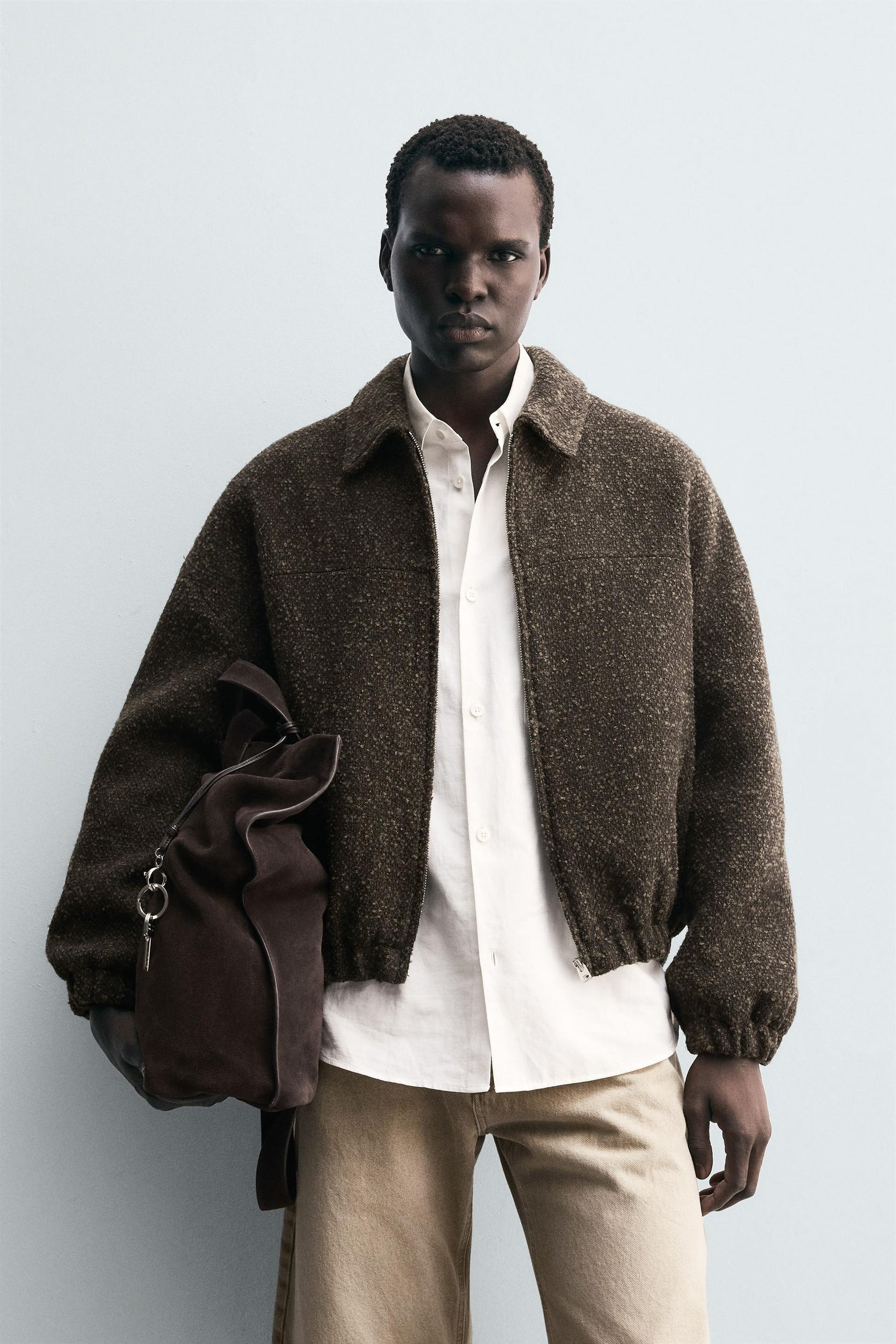 BOUCLÉ TEXTURED JACKET - Image 2