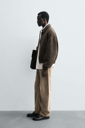 BOUCLÉ TEXTURED JACKET - Image 4