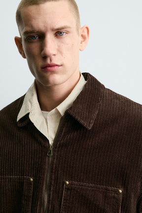 QUILTED CORDUROY JACKET - Image 5
