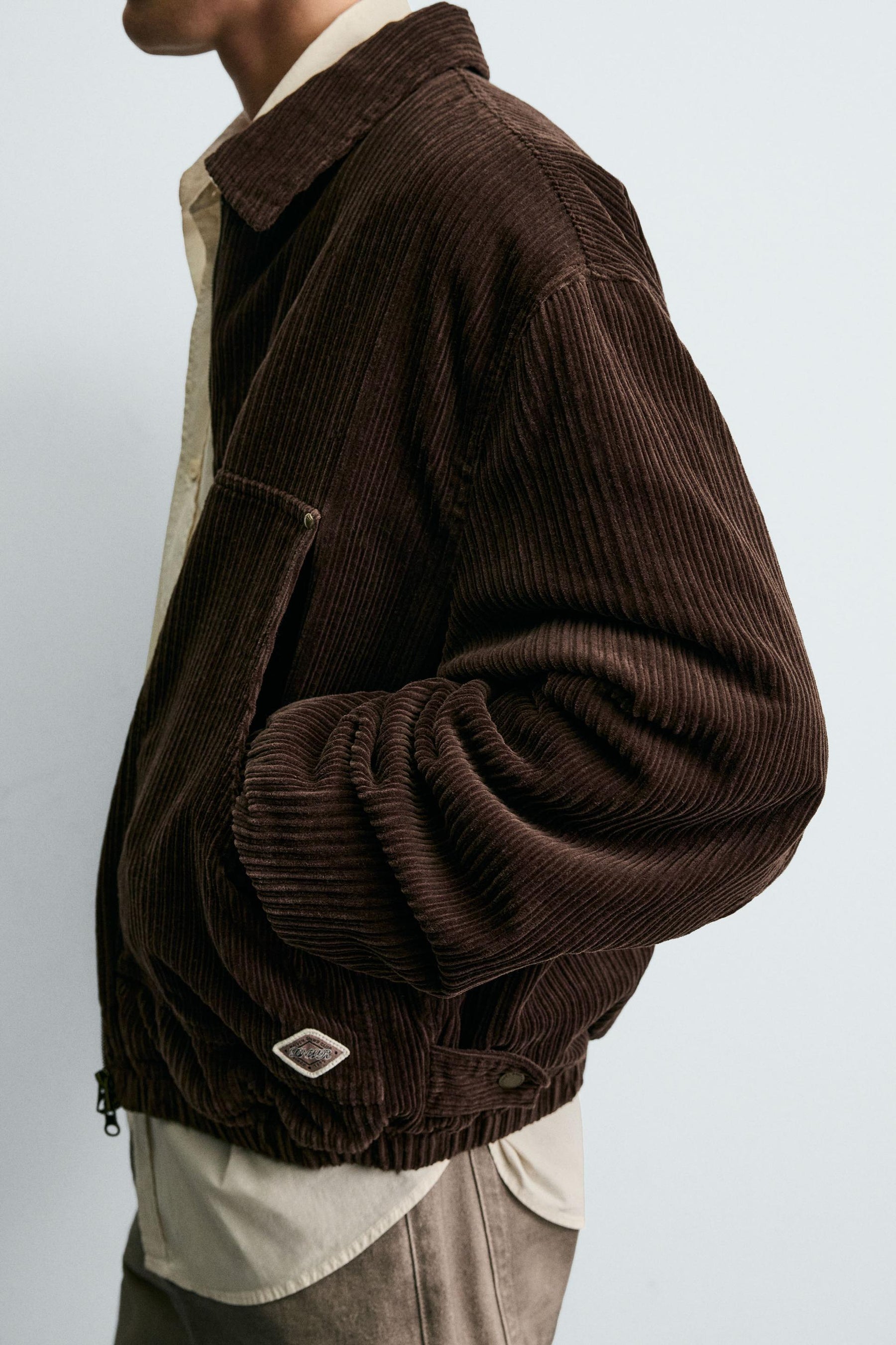 QUILTED CORDUROY JACKET - Image 6