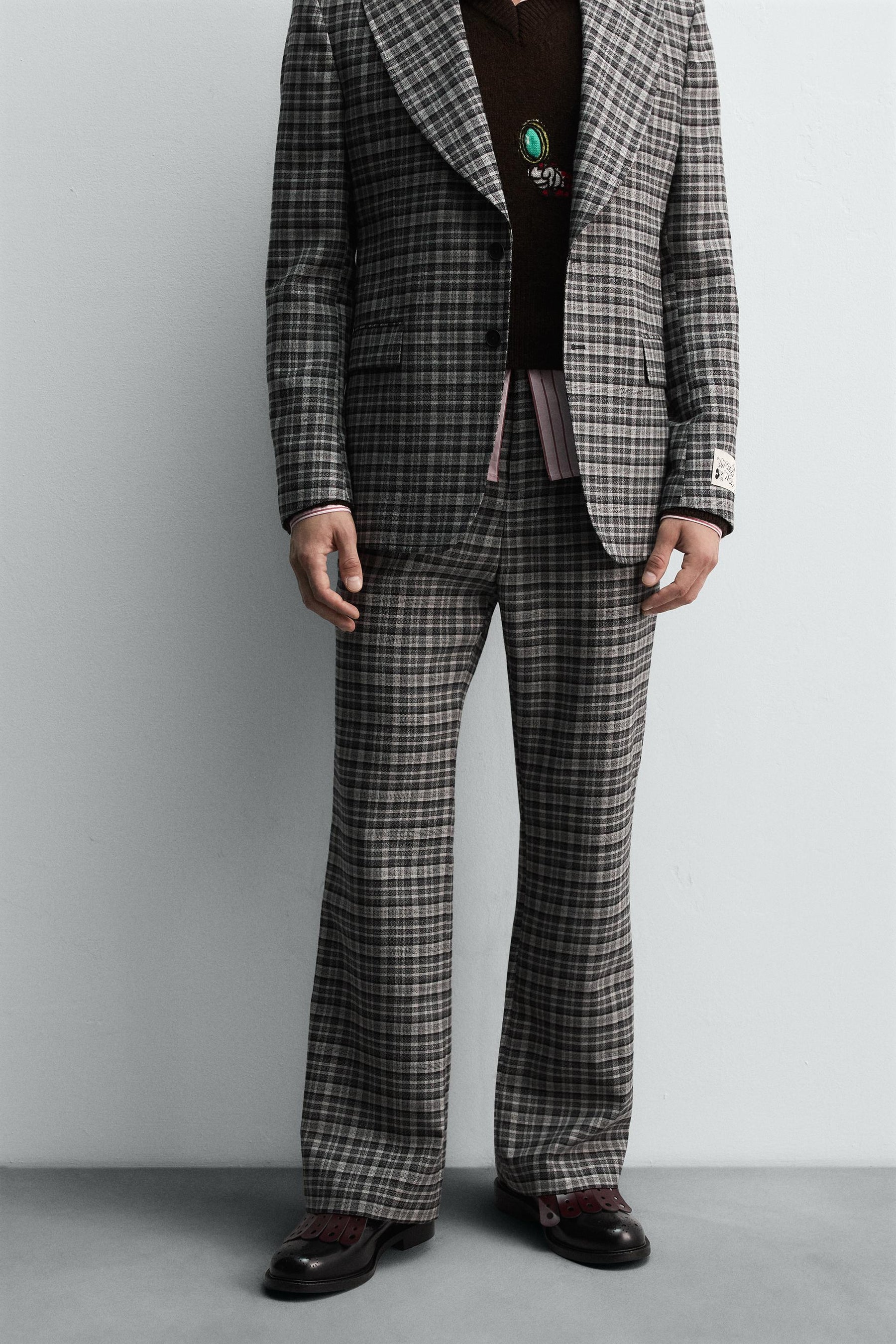 CHECKED SUIT TROUSERS HARRY LAMBERT FOR X DISNEY - Image 2