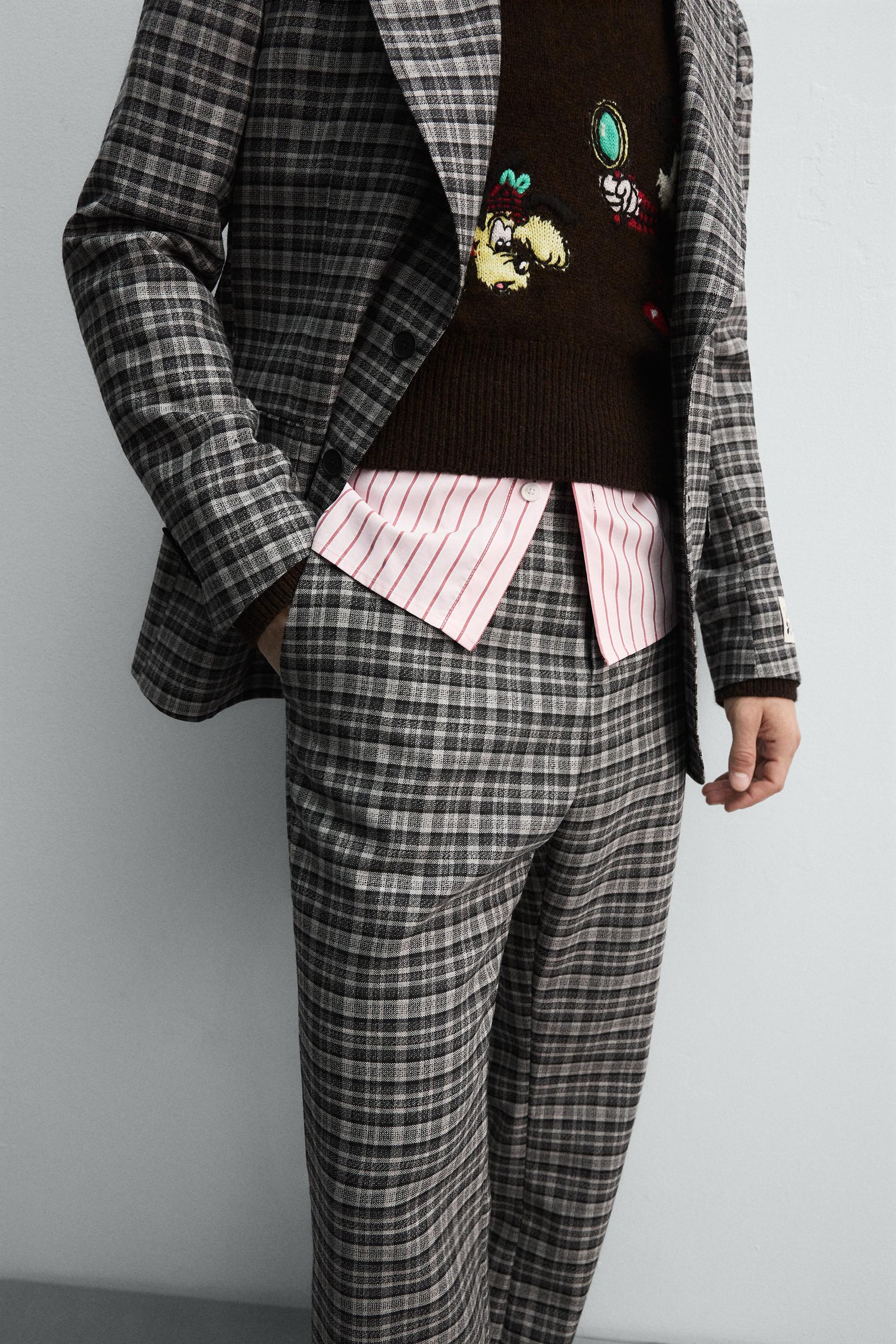CHECKED SUIT TROUSERS HARRY LAMBERT FOR X DISNEY - Image 5